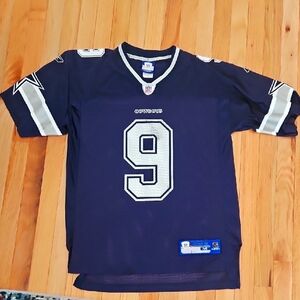 Blue Football Jersey with Number 9 Sz M